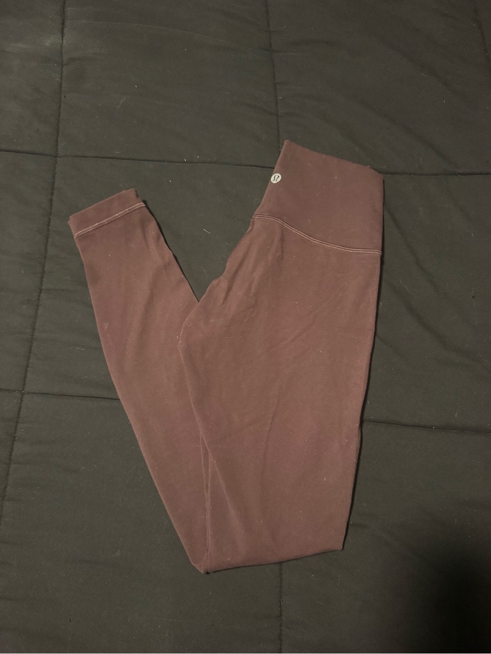 lululemon athletica women’s Plum/Brown Leggings - Stretchy Active Bottoms